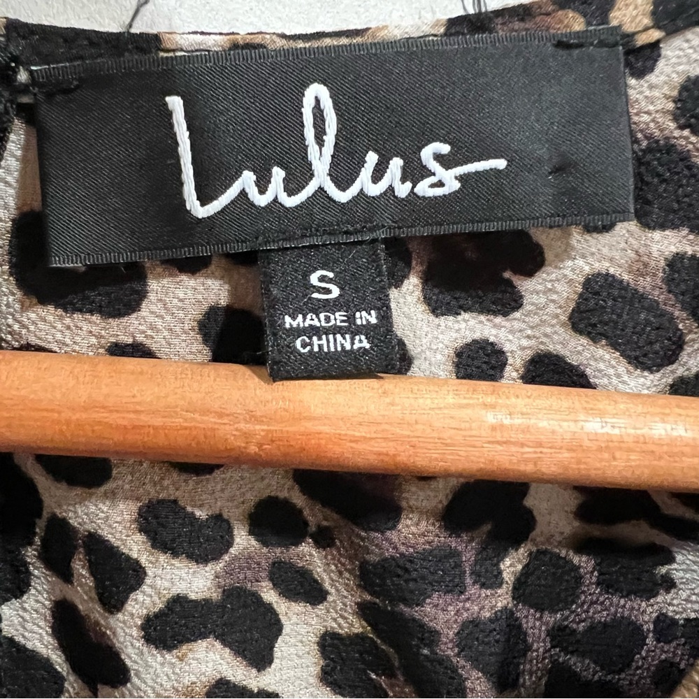 Lulu’s Coolest Cat Brown Leopard Print Mini Dress - Picture 4 of 8